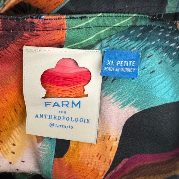 Farm Rio x Anthropologie Monkeys Cropped Jumpsuit Size PXL - Picture 10 of 10